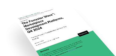The Forrester Wave™: Marketplace Development Platforms Report, Q4 2024